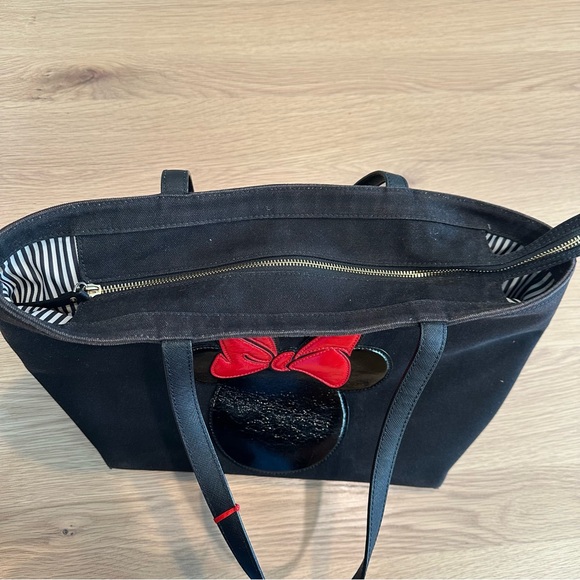 Kate Spade Minnie Mouse Red Bow Francis Canvas Tote Purse - Picture 11 of 13
